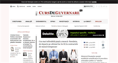 Desktop Screenshot of cursdeguvernare.ro