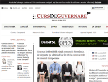 Tablet Screenshot of cursdeguvernare.ro